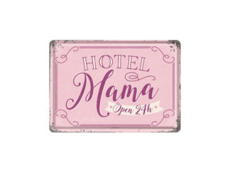 Plåtvykort Hotel Mama