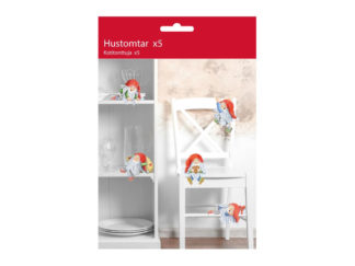 Pappfigurer 5-p Hustomtar