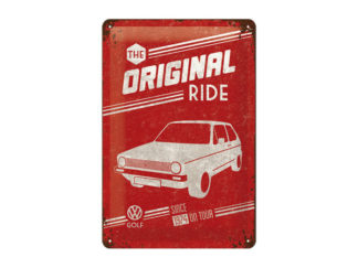Plåtskylt VW Golf 20x30