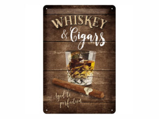 Plåtskylt Whiskey 20x30