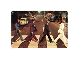 Plåtskylt Beatles Abbey Road 20x30