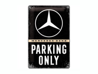 Plåtskylt Mercedes-Benz Parking Only 20x30