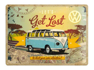 Plåtskylt VW Get Lost