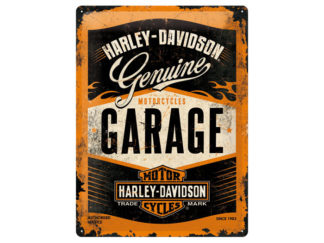 Plåtskylt H.D Garage