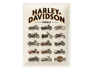 Plåtskylt H.D Model Chart