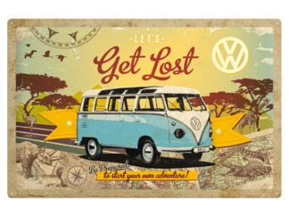 Plåtskylt XL VW Get Lost 40x60