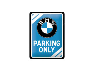 Plåtskylt BMW Parking Only 15x20