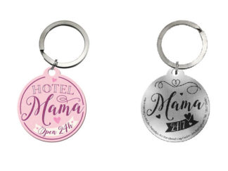 Nyckelring Plåtskylt Hotel Mama