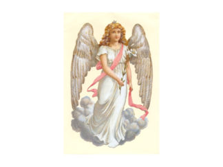 Bokmärkeskort Vit Klänning 5017