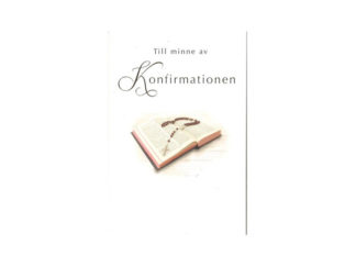 Dubbelt Kort Konfirmation Nr. 605