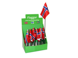 Teleskopflagga Norge
