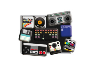 Magnet 9-p Retro Wave