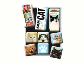 Magnet 9-p Happy Cat