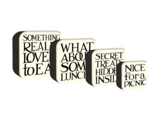 Snacksbox 4-p E.B Black Toast