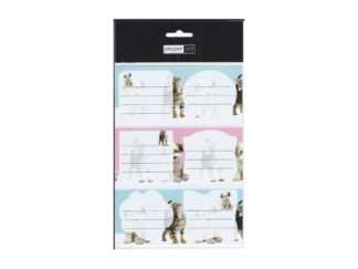 Etiketter 12-p Cat & Dog