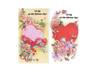 Dubbelt Kort Valentin Nr. 883A