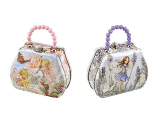 Plåtväska Blomflicka 2-olika