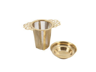 Tesil Nätmönster Guld