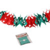 Juldekorationer Girland Röd-Grön