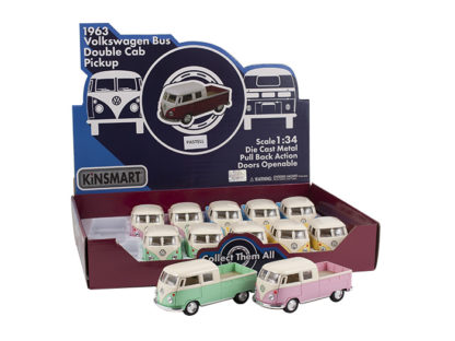 Modellbil 1:34 VW Buss Pickup Pastell-63