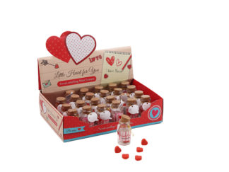 Sudd Glasflaska Mini Hearts