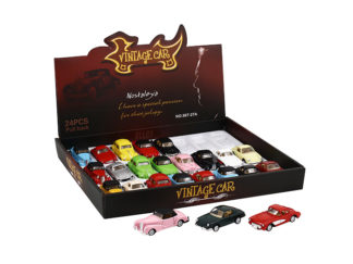 Modellbil 1:60 Mini Vintage 24-olika