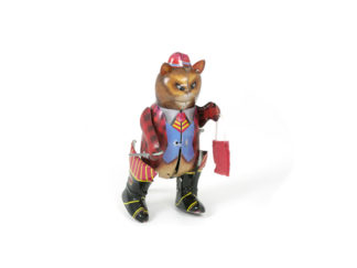 Plåtleksak Mästerkatten