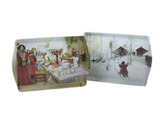 Bricka Carl Larsson Jul Liten 2-olika