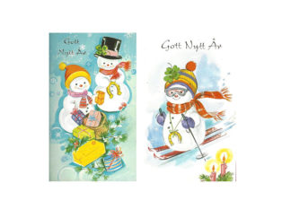 Dubbelt Kort Nyår Nr.405