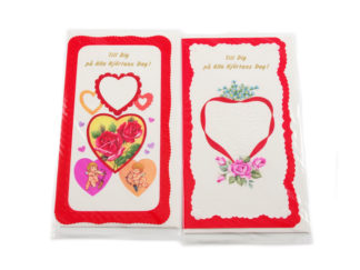 Dubbelt Kort Valentin Nr. 885