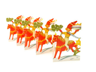 Pappersrader Pojke Dalahäst