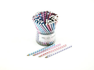 Minipennor Hjärtan Metallic