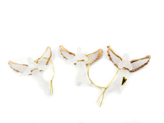 Plastfigur 3-p Skyddsängel Frost