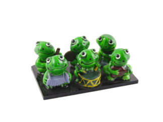 Plastfigur 6-p Grodorkester