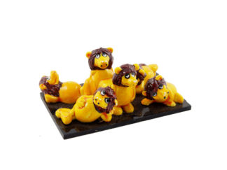 Plastfigur 6-p Lejon