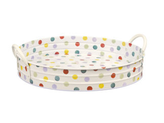 Bricka Handtag E.B Polka Dot