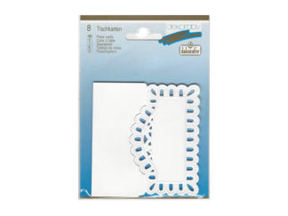 Placeringskort 8-p Vit