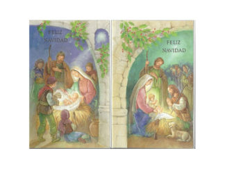 Dubbelt Kort Jul Nr. 249-1 Spansk Text