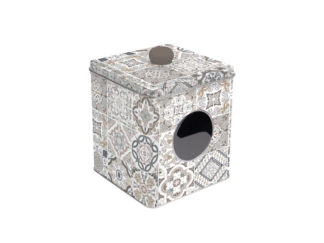 Kak m. Knopp 4-Kant Casa Grå