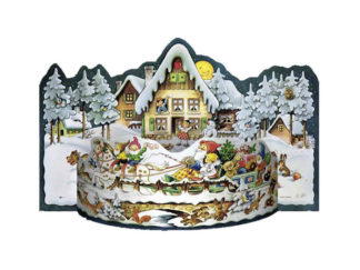 Adventskalender Släde