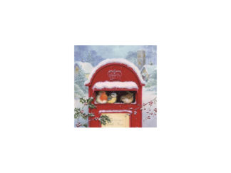 Kaffeservett Postbox