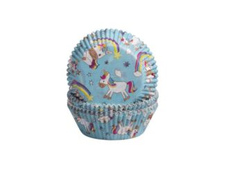 Bakform 60-p Unicorn Blå