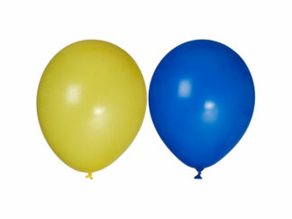 Ballonger 10-p Blå-Gul