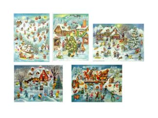 Adventskalender A3 Vinterbarn