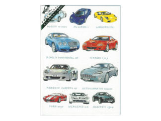 Dubbelt Kort Nr. 825 5-olika