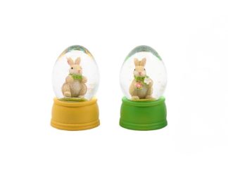 Glasglob Rabbit 2-olika