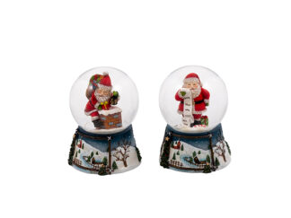 Glasglob Liten Tomte 2-olika