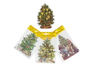 Bokmärkeshängen 4-olika Julgran