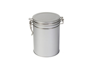 200 g Rund Knäpplock Silver