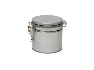 100 g Rund Knäpplock Silver